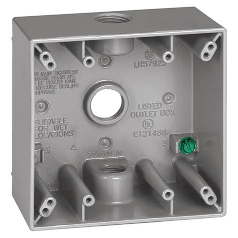 dual gang outdoor electrical box diamentions|2 gang electrical outlet box.